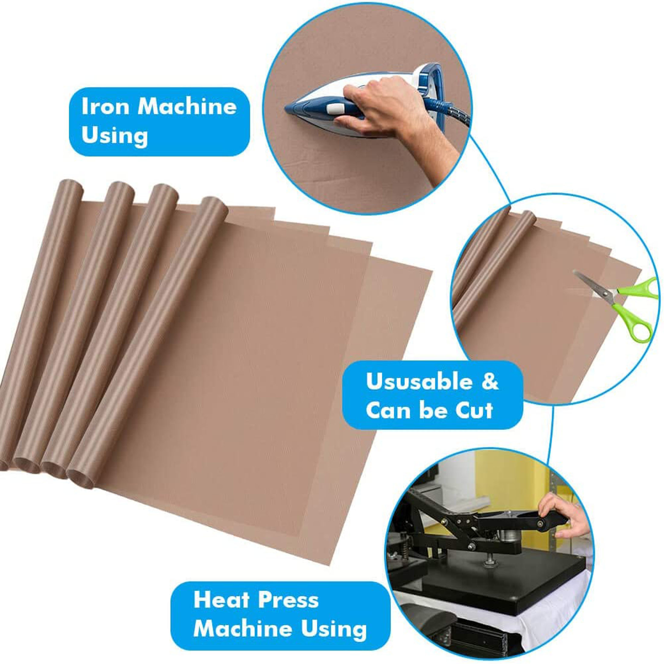 Film Polytetrafluoroethylene D - Heat Press Teflon Sheet ulasan dan harga