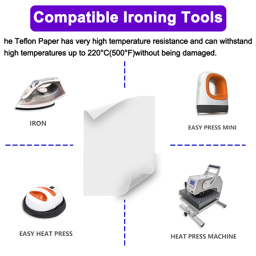 Teflonning kertas tahan suhu t - Heat Press Teflon Sheet ulasan dan harga