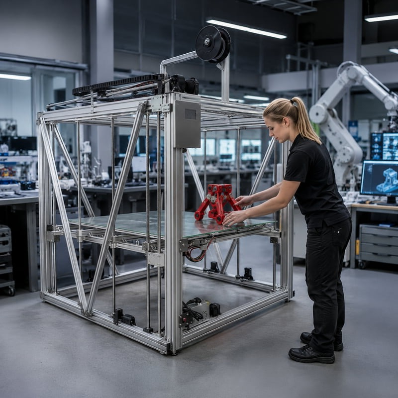 Mesin Pencetak 3D Format Besar - 3D Printing Commercial Use ulasan dan harga
