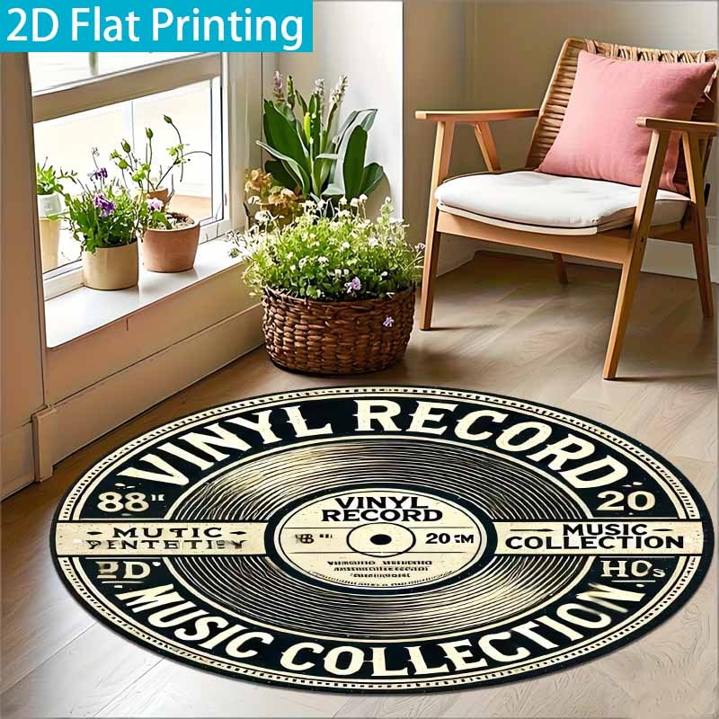 Karpet Bulat Vinyl Hitam Beige - Commercial Vinyl Printing Machine ulasan dan harga