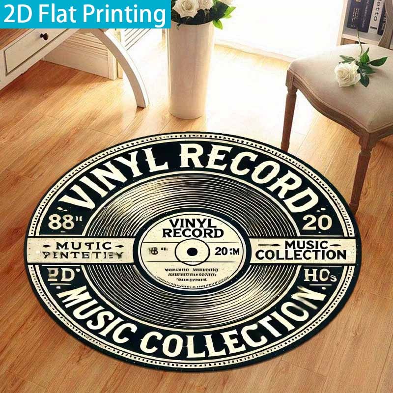 Karpet Bulat Vinyl Hitam Beige - Commercial Vinyl Printing Machine ulasan dan harga