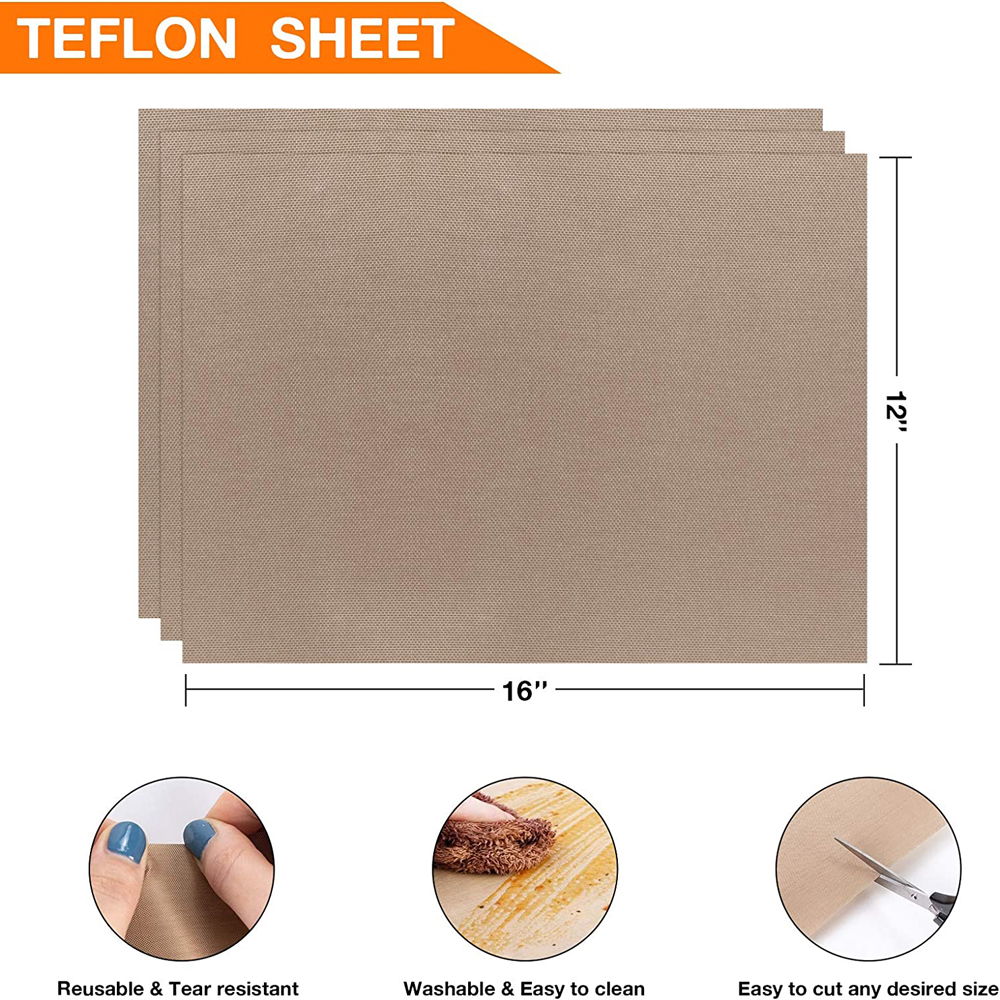 Lembar PTFE untuk Setrika Teka - Heat Press Teflon Sheet ulasan dan harga