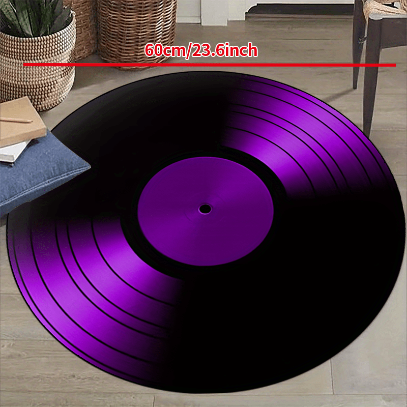 Karpet Bulat Vinyl Hitam Ungu  - Commercial Vinyl Printing Machine ulasan dan harga