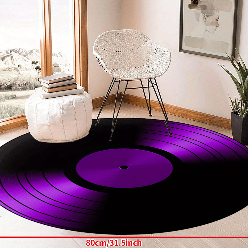Karpet Bulat Vinyl Hitam Ungu  - Commercial Vinyl Printing Machine ulasan dan harga