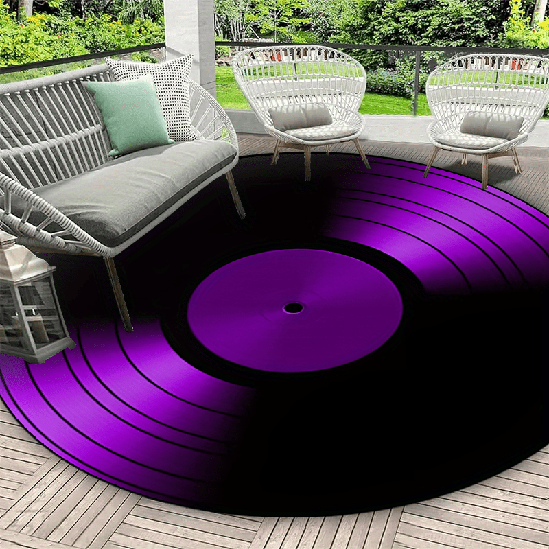 Karpet Bulat Vinyl Hitam Ungu  - Commercial Vinyl Printing Machine ulasan dan harga